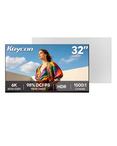 Image of G32X 32'' UHD 6K (6016 x 3384) Monitor, IPS Panel, 10-Bit Color, 99% sRGB, 98% DCI-P3, 218PPI, 60Hz, HDR, 1500:1, Eye Care, Anti-Glare (Minimalist - Without Stand)