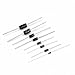 100Pcs 8 Values Diode Assortment Kit with 1N4148, IN4007, FR107, IN5408 - DO-41 1W High Current Rectifier Variety Pack for DIY, Repair, and Electronics Projects