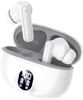 Bluetooth Wireless Earphones, 2025 Model, Hi-Fi Sound Quality, Long Playback Time, Microphone Included, ENC Noise Cancelling, LED Display Display, Automatic Pairing, Instant Connection, Hands-free