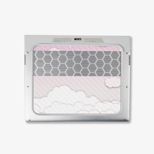 Image of MightySkins Carbon Fiber Skin Compatible with Alienware X14 R2 (2023) Full Wrap Kit - Baby Clouds | Protective, Durable Textured Carbon Fiber Finish | Easy to Apply & Change Styles | Made in The USA