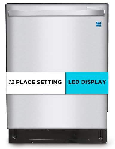BLACK+DECKER 24" Built-In Dishwasher, Designer Series, 12-Place Setting Capacity with