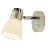 THALASSA RV Interior Lights LED 12V Fixtures Dimmable Boat Reading Lamp 12 Volts 3W Wall Sconce LED for Marine Caravan Camper Van Indoor Warm White Sconces Lighting