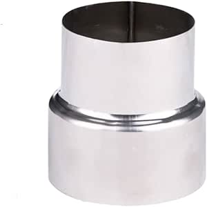 DAZZLEEX Chimney Flue Liner Stainless Steel Flue Liner Reducer/Tubing ...