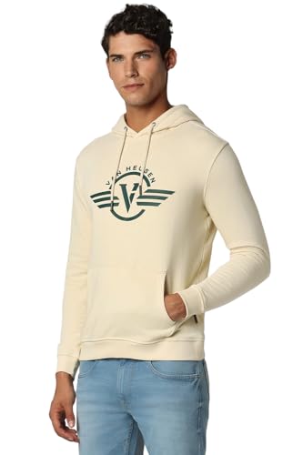 Image of Van Heusen Men Polycotton Hooded Neck Sweatshirt