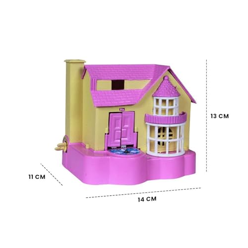Image of Vaayu Cottage Puppy Coin Stealing Dog House Piggy Bank for Kids - Money Collecting Bank