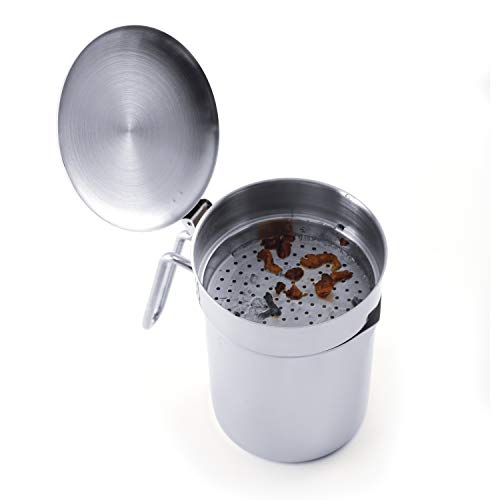 Norpro Stainless Steel Grease Catcher/Strainer, One Size, Silver #TOP2