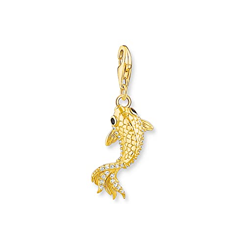 THOMAS SABO Charm-Anhänger Koi vergoldetes Silber 1888-414-7
