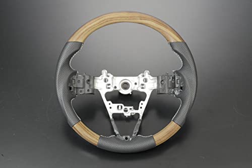 純正交換 コンビステアリング ブラックレザー ガングリップ -ダイハツ S500P S510P 後期 ハイゼットトラック ハイゼットジャンボ ・ S700V S710V アトレー ハイゼットカーゴ S700W S710W アトレーデッキバン ハイゼットデッ