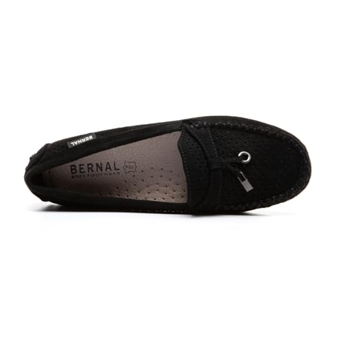 Image of Bernal Women's Non-Slip Penny Loafers - All-Day Comfort Flat Driving Shoes for Work Office & Casual Walking
