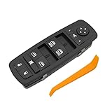 NOVAPARTS 11PINS 56046826AE Driver Side Power Control Window Switch for 2016-2018 Ram 1500 2500 3500 2019-2024 Ram 1500 Classic 56046826AC 56046826AD Front Left (2 Auto, 3+8 pins)
