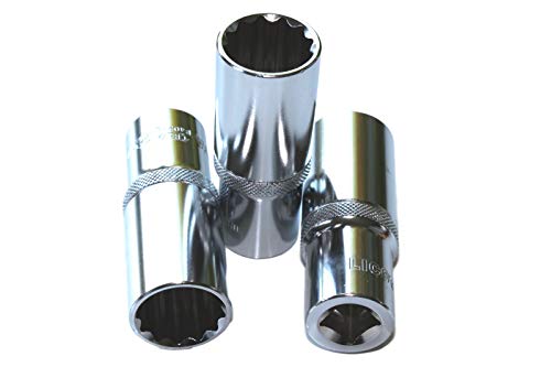 1 St. 1/2-Stecknüsse Langnuss-Einsatz für Knarre Ratsche 12pt SW 22mm Cr-V