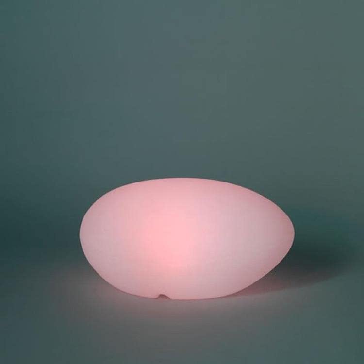 PETRA - Lámpara de exterior LED solar recargable, diámetro 60 cm, color blanco