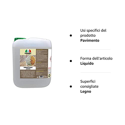 MARBEC SMACCHIO LEGNO 5LT Smacchiatore per legno