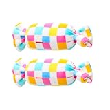 VILLCASE 2 Pezzi Giocattolo da Masticare per Cani a Forma di Caramella in Peluche e Cotone Pp, Giocattolo Molare per Animali Domestici, per Cane e Pet