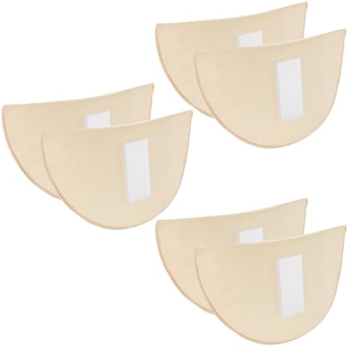 Xinjoduz 3 pares de hombreras reutilizables para mujer, color piel, fibra de poliéster + esponja, para blazers, camisas, chaquetas, abrigos
