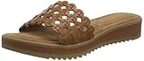 FEEL+Leather MARCO TOZZI Damen 2-2-27110-26 Leder Pantolette Slipper, Cognac, 38 EU