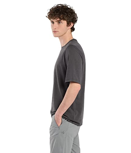 Arc'teryx Cormac Downword Shirt Ss Men's | Performance Tee With A Logo Graphic | Black Heather, Medium #TOP1