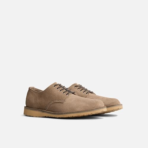 Image of Red Wing Shoes Heritage Weekender Oxford Men Shoe, Roughout Waterproof Leather