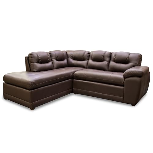 Consejos para Comprar Sala Esquinera de Piel Top 10. 41 CONFORTOPIEL | Sala Esquinera de Piel Genuina - Modelo Sevilla. Medidas aproximadas (232cm Largo x 200 cm Profundidad x 90 cm Altura) Elegancia Confort Y Calidad (Lado Izquierdo,...