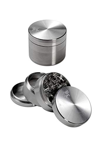 Black leaf Edelstahl-Grinder (Black Leaf Edelstahl-Grinder 4-teilig Ø 49mm)