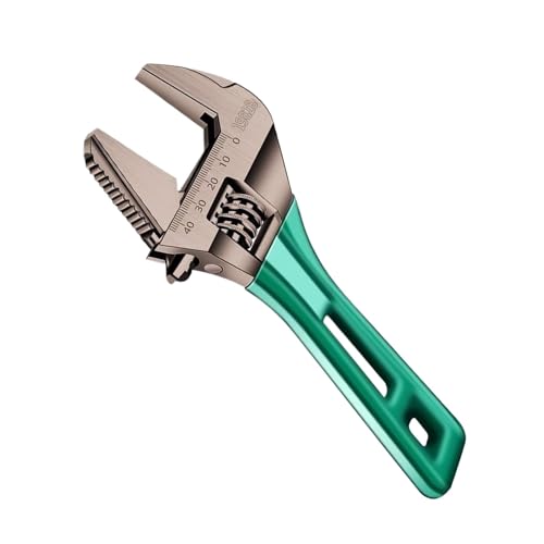 Llave ancha corta Vibhgtf - Llave ajustable ancha corta, llave inglesa de apertura ancha | Llave de manguera de mango corto, llave de manguera resistente para garaje de reparación de automóviles