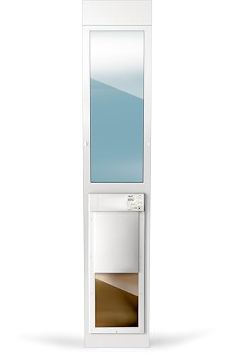 Large Power Pet Sliding Glass Dog Door Extra Tall
