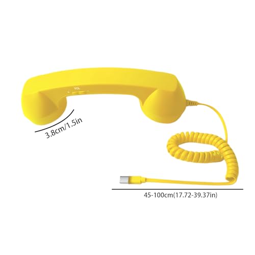 Evita dolor de cuello con este auricular retro para teléfono tipo C 2