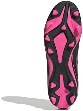Adidas Unisex-Kids Goletto IX Firm Ground/Multi Ground, Black/Lucid Pink/Black, 6 - 3