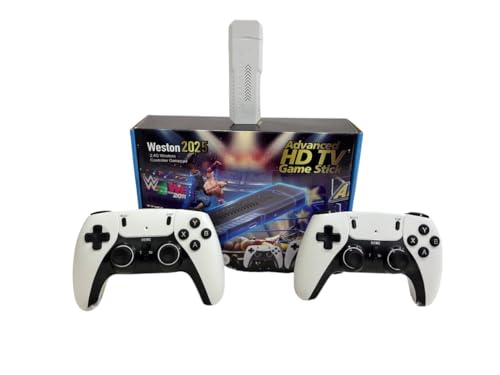 Image of Advanced 4K Ultra HD Game Stick M35 | Plug & Play HDMI Console | 30,000+ Retro Games | 2.4G Dual Wireless Controllers | 40+ Emulators Supported | 2025 Edition