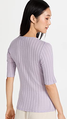 Image of Vince Women's Ribbed Elbow SLV Crew