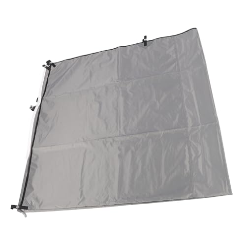 Yctze Toldo Lateral Retráctil para Coche, Impermeabilización UV50+, Toldo Portátil Multiusos, para SUV, Camping, Camión, Vehículo, SUV, Camión, Portón Trasero, Camping (Gray)