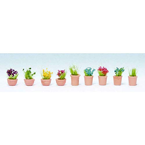 Fleurs en petits pots de fleurs Noch 14084 accessoire de décor pour maquette de train