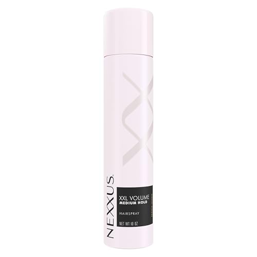 Nexxus Medium-Hold Hairspray XXL Volume for Sky-High Volume & 48H Frizz Control, with StyleProtect Technology 10 oz