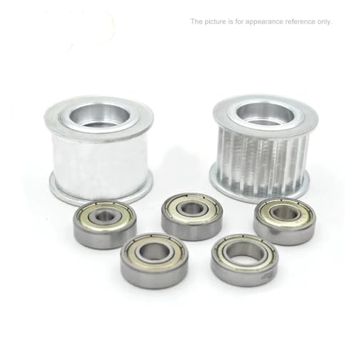 Poulie HTD5M 18 dents anti-glissement avec alésage 5mm pour guidage précis de courroie 15mm