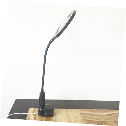 Tofficu LED-Schreibtischlampe für Gläser Arbeiten.Black USB Leselicht