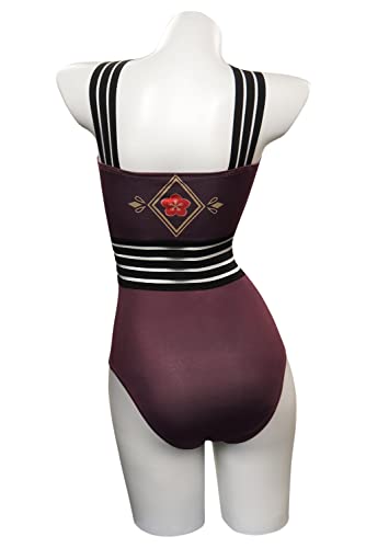 Alleyon Genshin Impact Bathing Suit Womens Hu Tao Venti Swimsuit Kazuha Scaramouche Anime Bikini Cosplay3