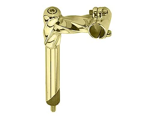 Lowrider Gold All Twisted Bike Stem 21.1mm. Bicycle stem, Bike Part, Bicycle Part.