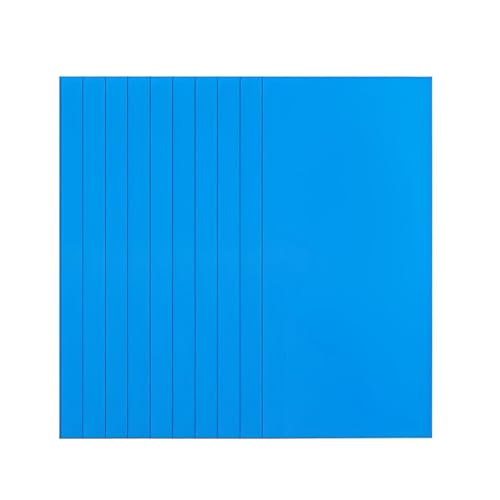 AMSLSIU Parche de reparación Autoadhesivo, Parches de Forro, Kit Pegamento reparación Impermeable portátil, Pegatinas Barcos inflables, Herramientas, Cuadrado/10 Piezas