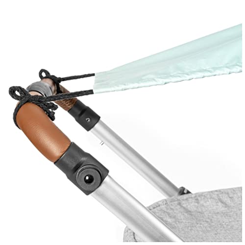 reer ShineSafe Sonnensegel für den Kinderwagen, Sonnenschutz für viele Modelle, mint