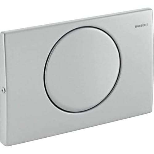 Geberit Actuation Plate Delta10, Flush-Stop-Flush, screwable, 115.101.00.5