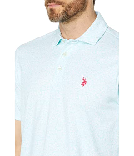 Image of U.S. POLO ASSN. Short Sleeve Floral All Over Print Knit Shirt