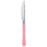 Amscan Classic Choice Premium Knives - New Pink
