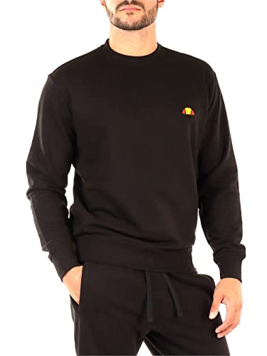 Image of Ellesse Sweatshirt, Men's Sweatshirt, Crew Neck EHM251W22, Black, M