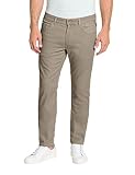 Pioneer Herren 5 Pocket Flachgewebe Stretch Hose, Beige, 36W / 30L