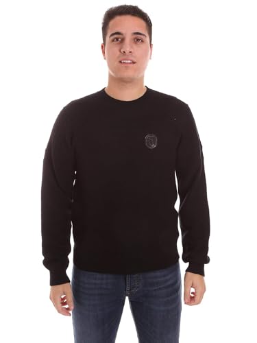 Frankie Morello maglioncini nero : le pull XL confortable qui ne se déforme pas