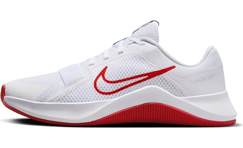 NIKE Men's Cross Training Low, White University Red Football Grey, 7.5