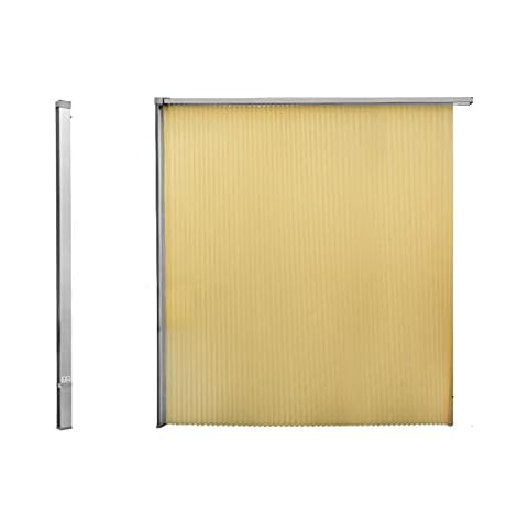 Invisible Shower Curtain Mould Proof Resistant Retractable Rolling Shower Screen whit Metal Frame Bath Curtains,Washable Shower Curtains Bathroom,150x150cm Cover