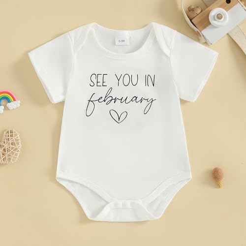 Image of woshilaocai Baby Announcement Bodysuit Pregnancy Reveal for Family | Pregnancy Reveal Ideas&New Baby Surprise for Grandparents, Husband, Aunt, Uncle, Gender Natural Romper, Funny Announcement