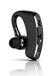 V9 Bluetooth Earpiece, Single Wireless Ear Hook Earphone, 14 Hours Talktime, Noise Cancelling Bluetooth Headset for Sports Driving Business