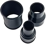 palart 3 Piece Vacuum Adapter Combo Kit Fits Wet Dry Vacuum Cleaners,Connector Accessory | Includes 2-1/2 in to 1-7/8 in. Accessory Adapter, 1-7/8 in. to 1-1/4 in. Adapter, Hose-to-Hose Connector, Connector Accessory